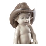 Lladro - Boy With Cowboy Hat